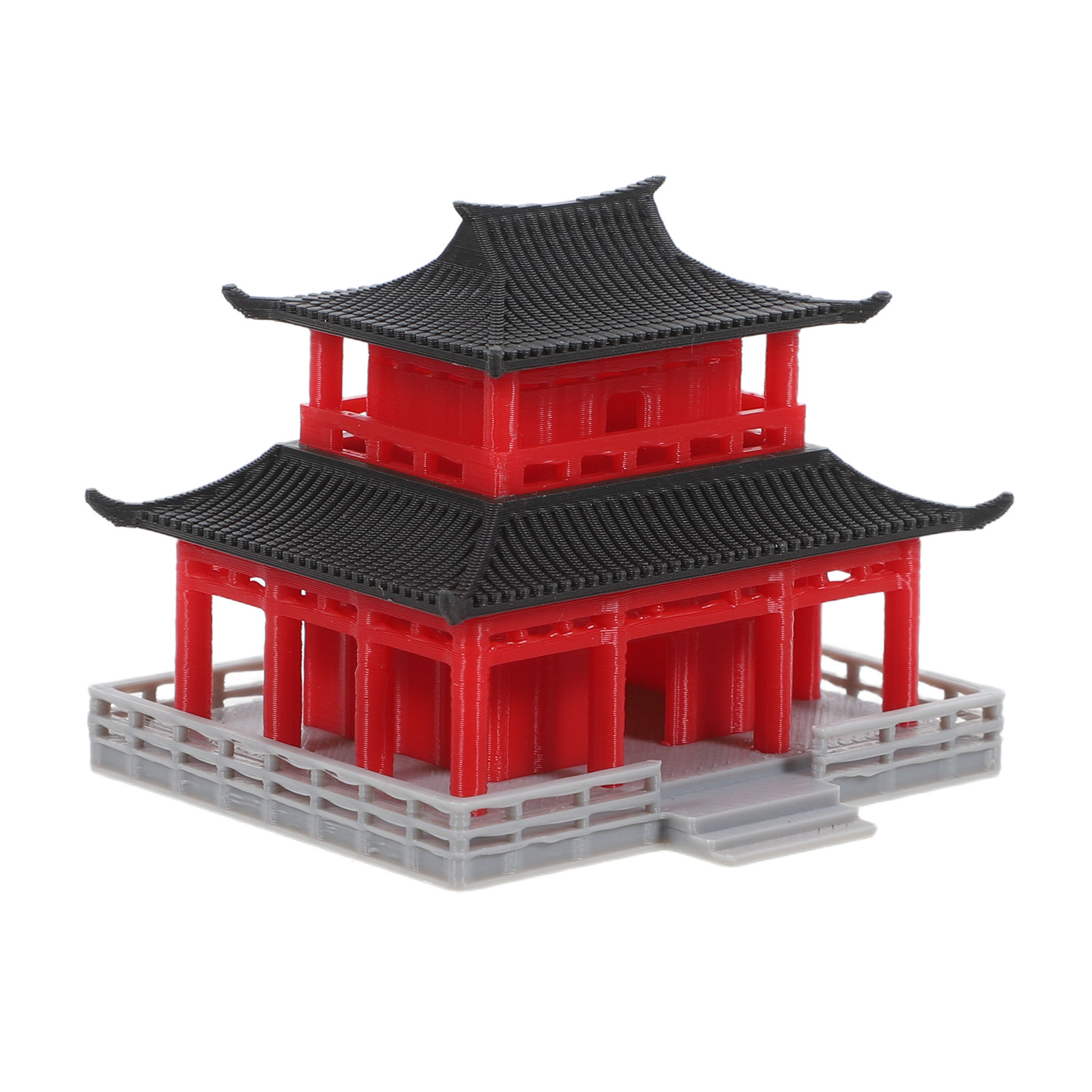 Aquarium Fish Usa - Ancient Chinese Black Red Pavilion Micro