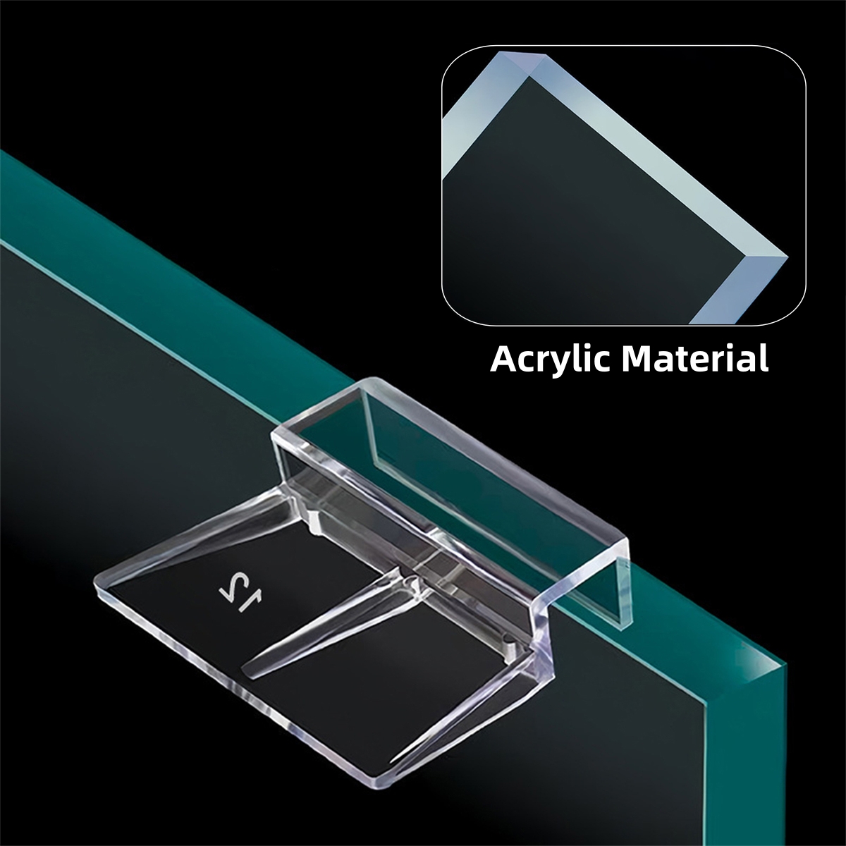 10Pcs Transparent Acrylic Fish - Aquarium Fish Photography recension och pris