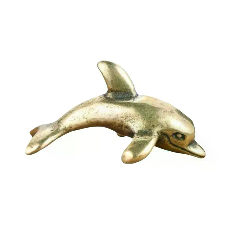 Brass Dolphin Figurine Vintage - Aquarium Fish Dolphin recension och pris