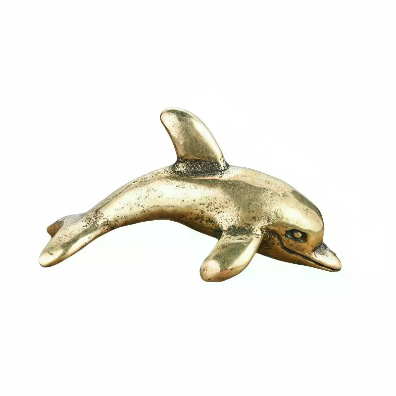 Brass Dolphin Figurine Vintage - Aquarium Fish Dolphin recension och pris