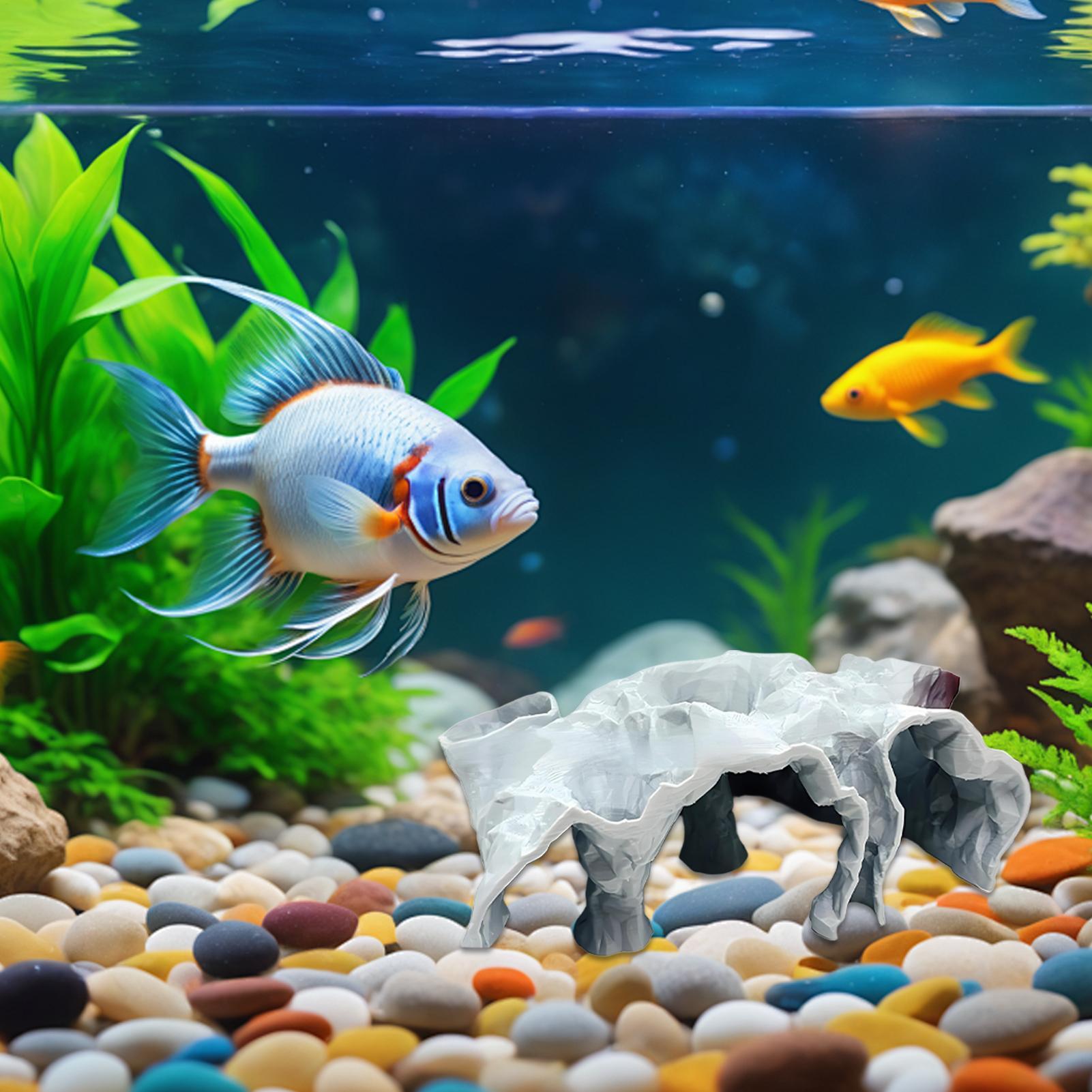 Fish Tank Hideouts Aquarium Un - Aquarium Fish Guppy recension och pris