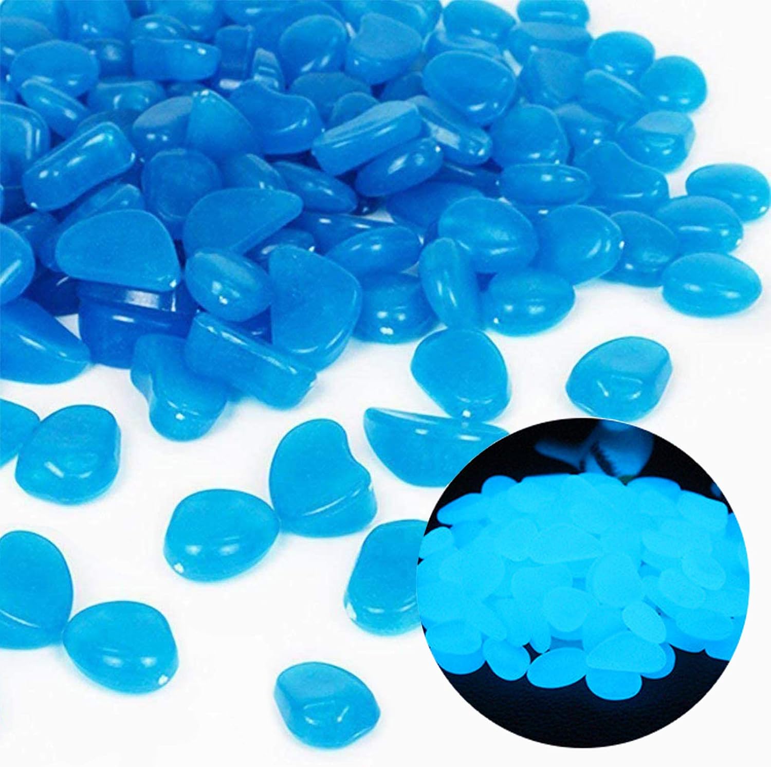 Fish Tank Rocks Glow Blue Pebb - Aquarium Fish Photography recension och pris