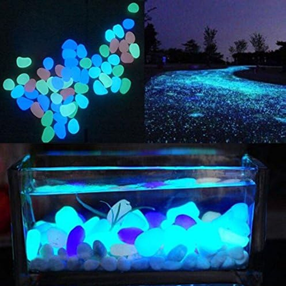 Fish Tank Rocks Glow Blue Pebb - Aquarium Fish Photography recension och pris