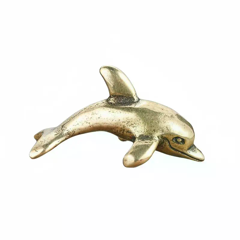 Brass Dolphin Figurine Vintage - Aquarium Fish Dolphin recension och pris