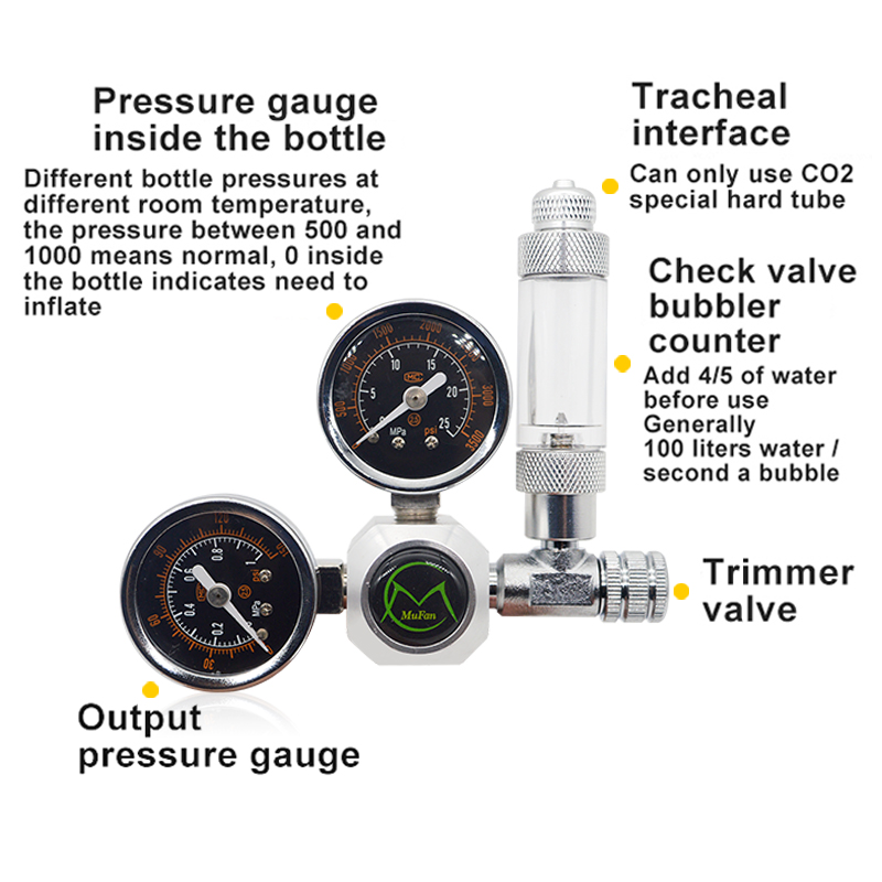 Aquarium CO2 Regulator Magneti - Aquarium Fish Photography recension och pris