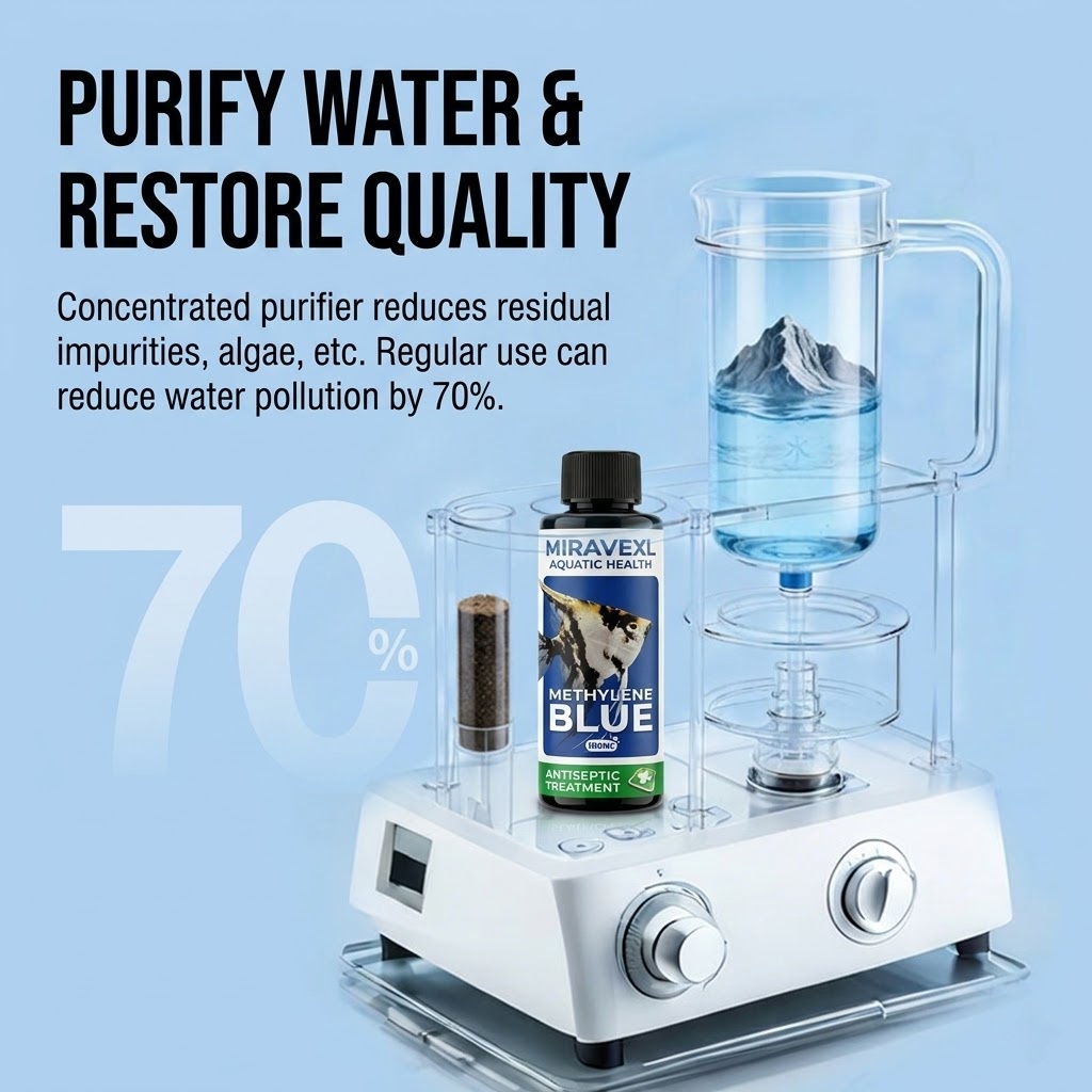 MIRAVEXL 100ml Methylene Blue  - Aquarium Fish Parasites recension och pris